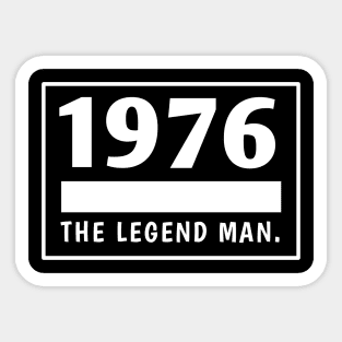 1976 birthday Sticker